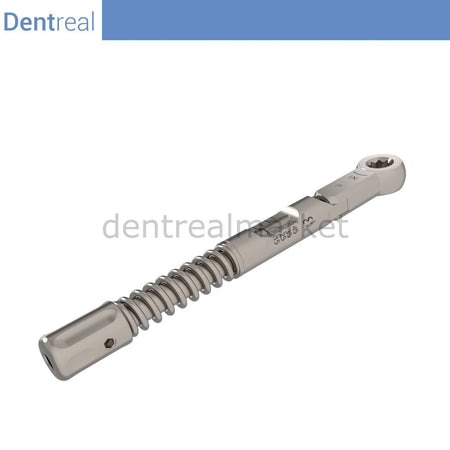 DentrealStore - Dentreal Implant Torque Wrench Ratchet Square - 6.35mm -10-45 Ncm