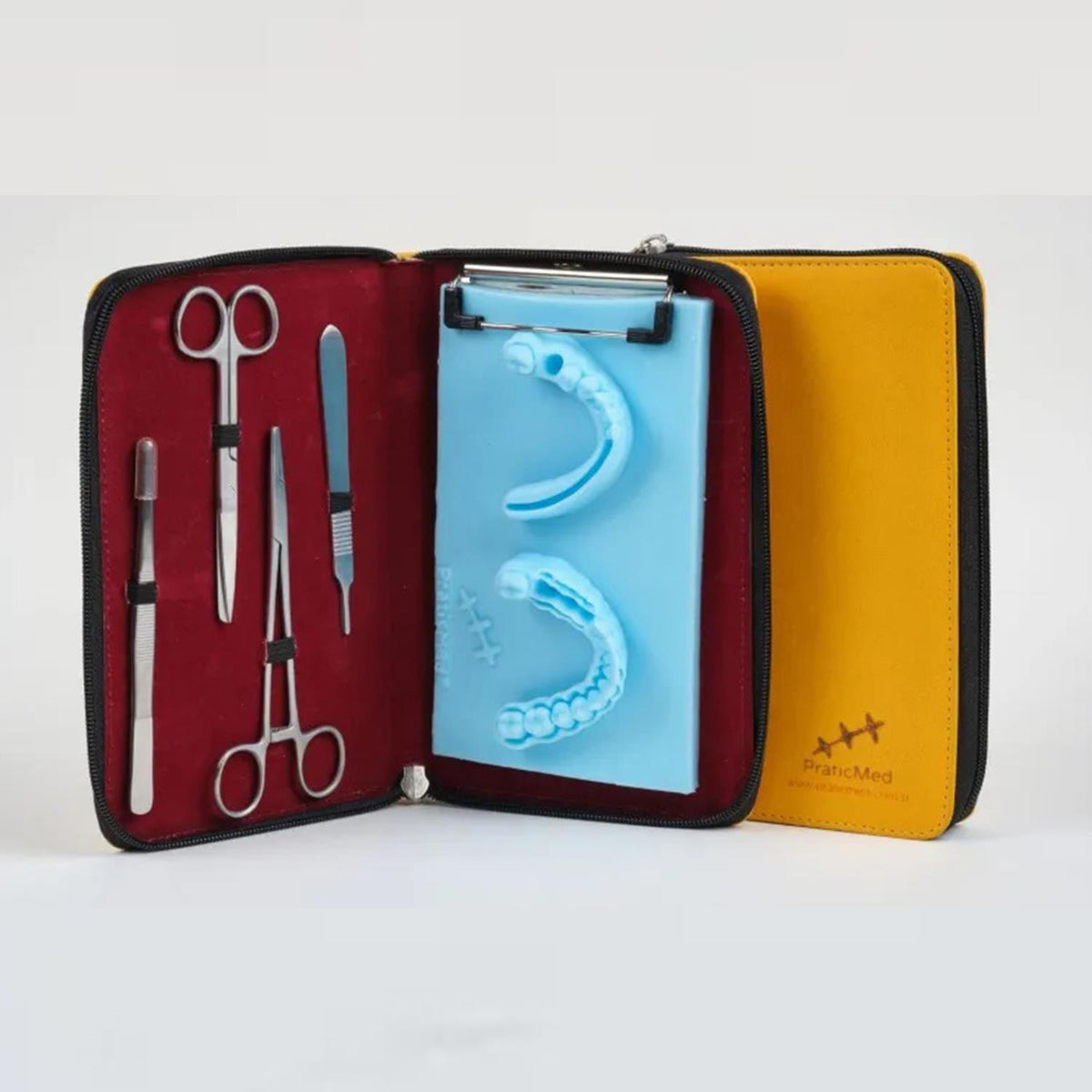 DentrealStore - Praticmed Dentistry Suture, Flap Closure Silicoe Set - Bag Type Blue