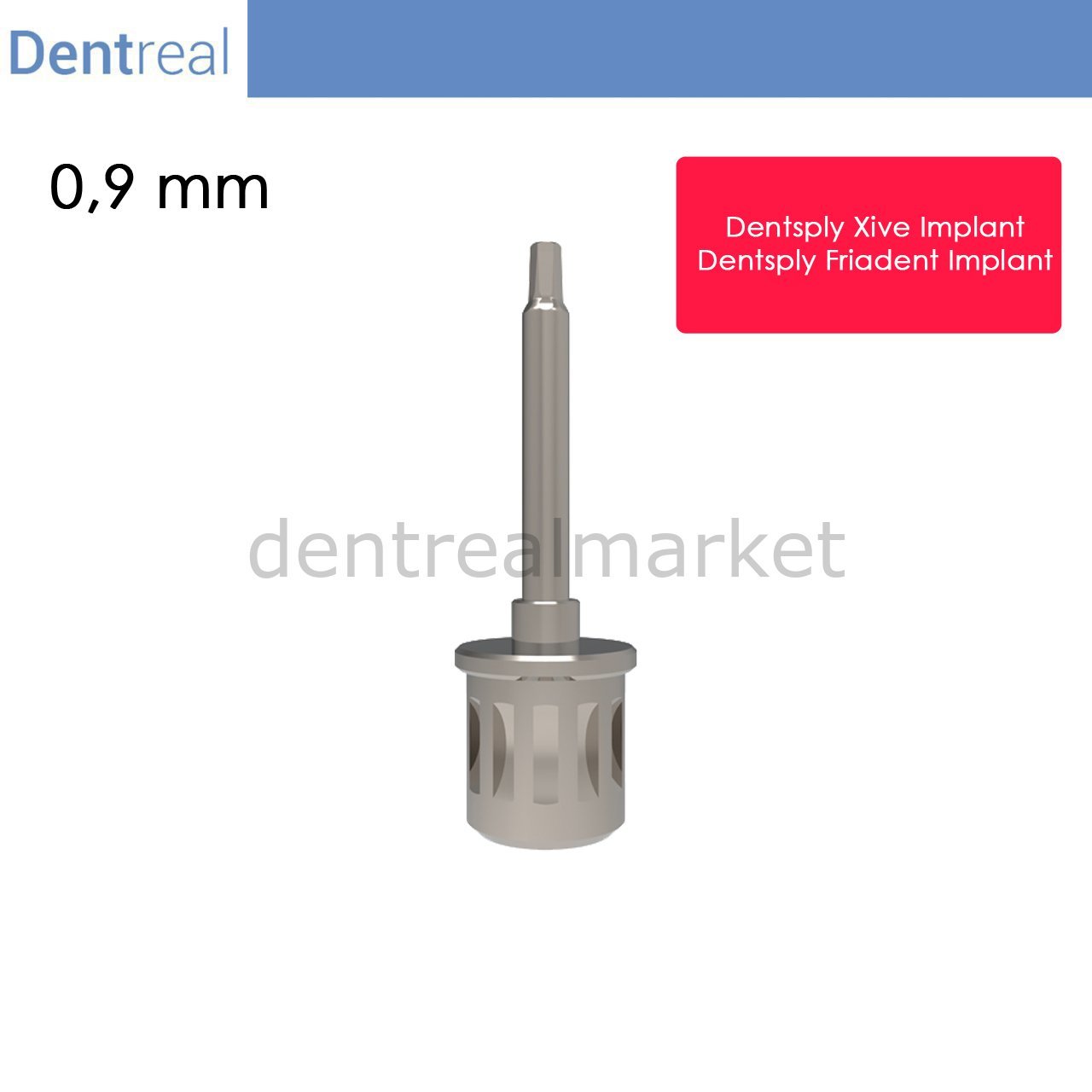 DentrealStore - Dentreal Screwdriver for Xive Implant - 0,9 mm Hex Driver
