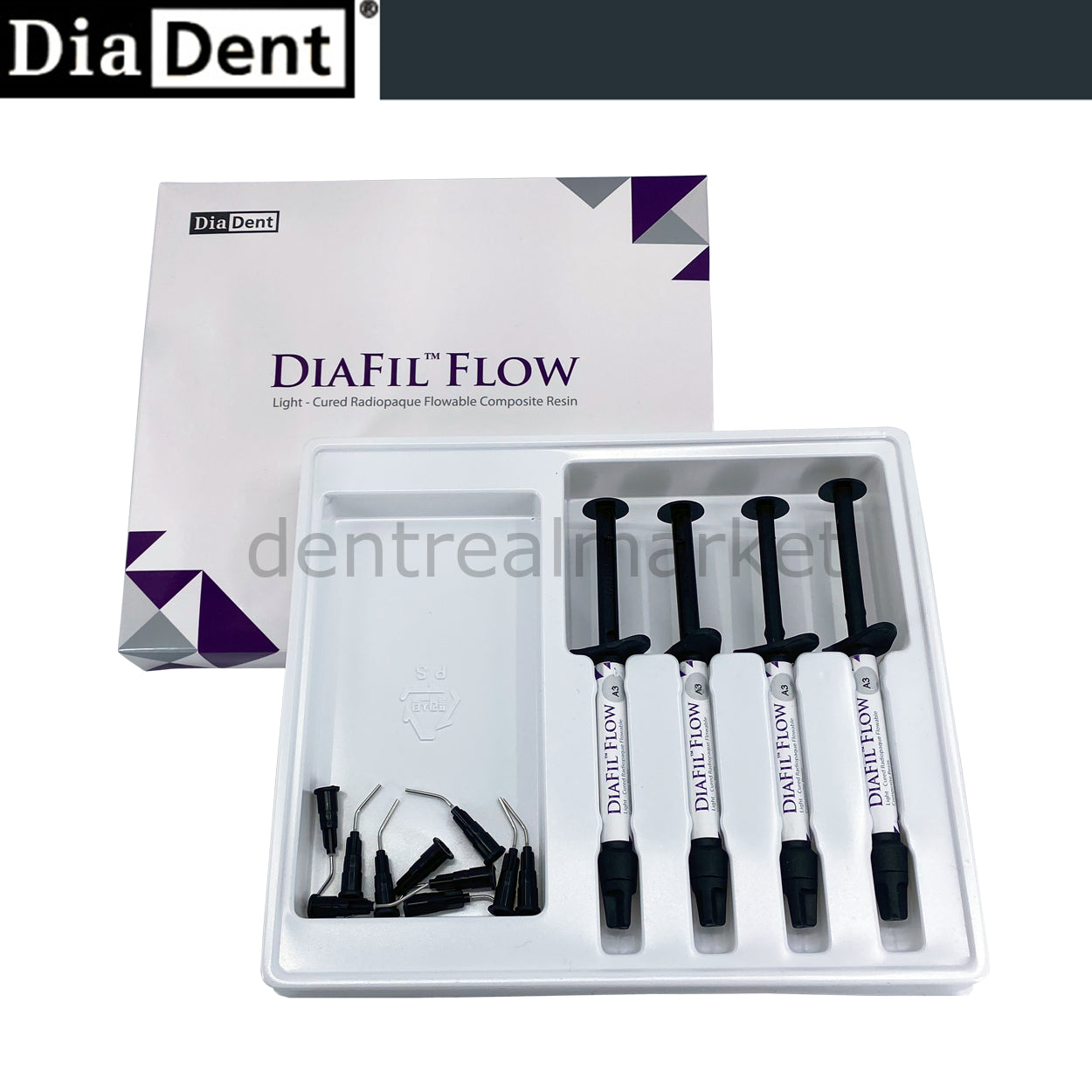 DentrealStore - Diadent Diafil Flow - Light-Cured Flowable Composite - A3 4*2 g