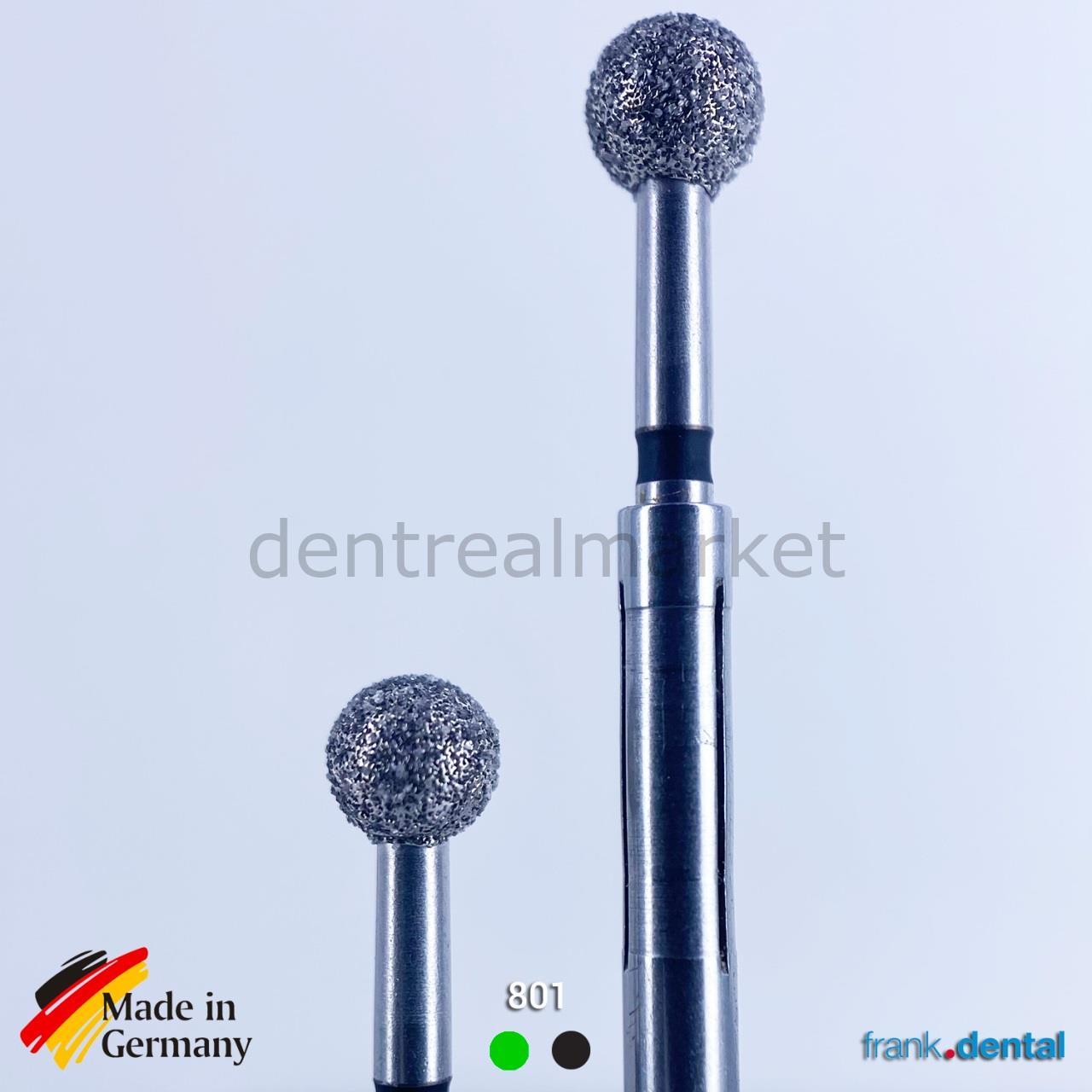 DentrealStore - Frank Dental Diamond Surgical Bur for Sinus - 801 For Contra-Angle 1 Pcs