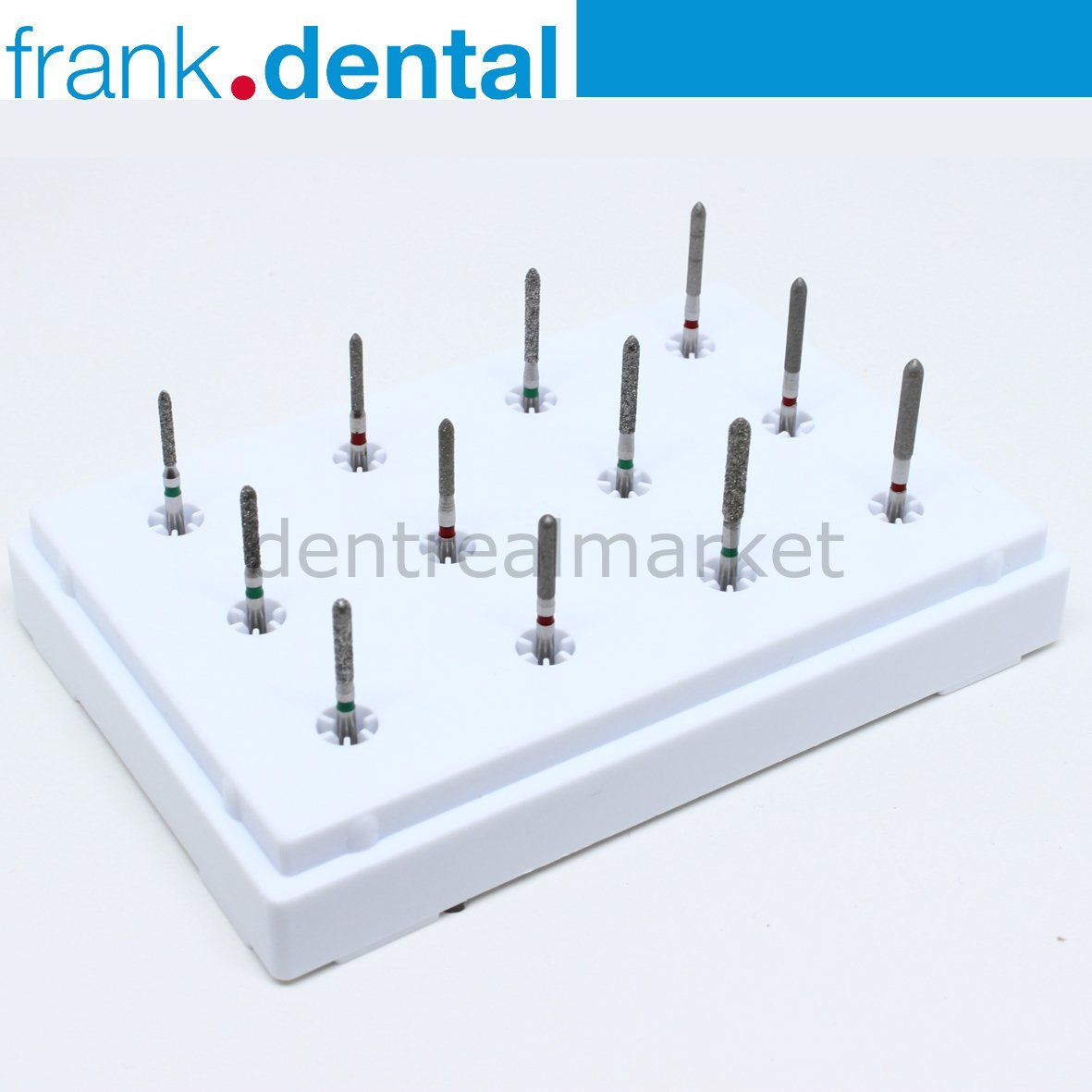 DentrealStore - Frank Dental Diamond Easy Chamfer Cut Bur Set