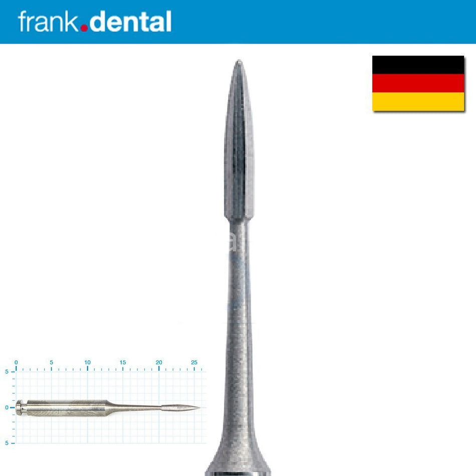 DentrealStore - Frank Dental Tungsten Carbide Perio Bur - Periodontal Bur 747