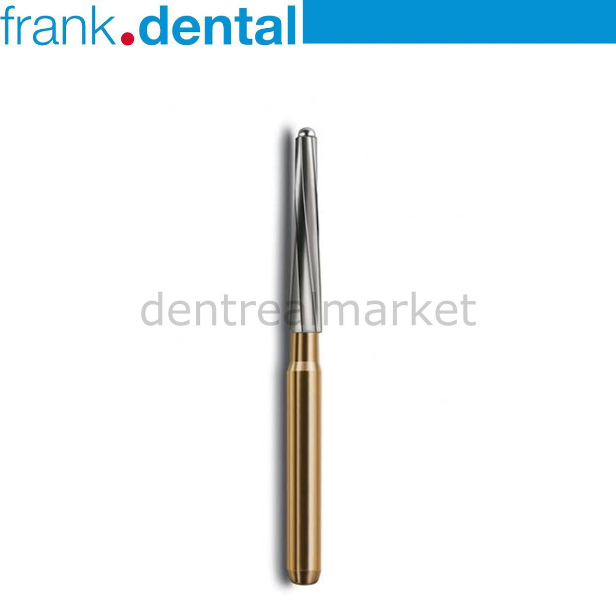 DentrealStore - Frank Dental Surgical Endo-Z Access Bur - Safe End Burs Round Friction Grip - 5 Pcs