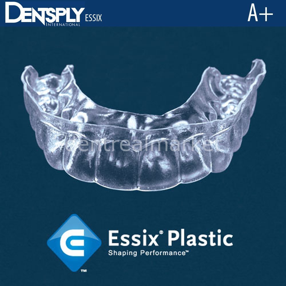 DentrealStore - Dentsply-Sirona Orthodontic Essix A+ Plastic - 030" - Square 125 mm