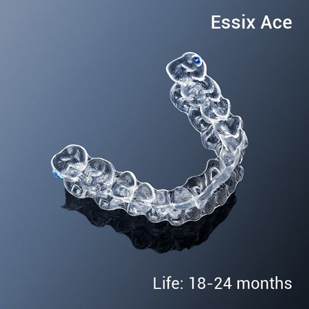 DentrealStore - Dentsply-Sirona Orthodontic Essix ACE Plastic - 040" - Square 125 mm
