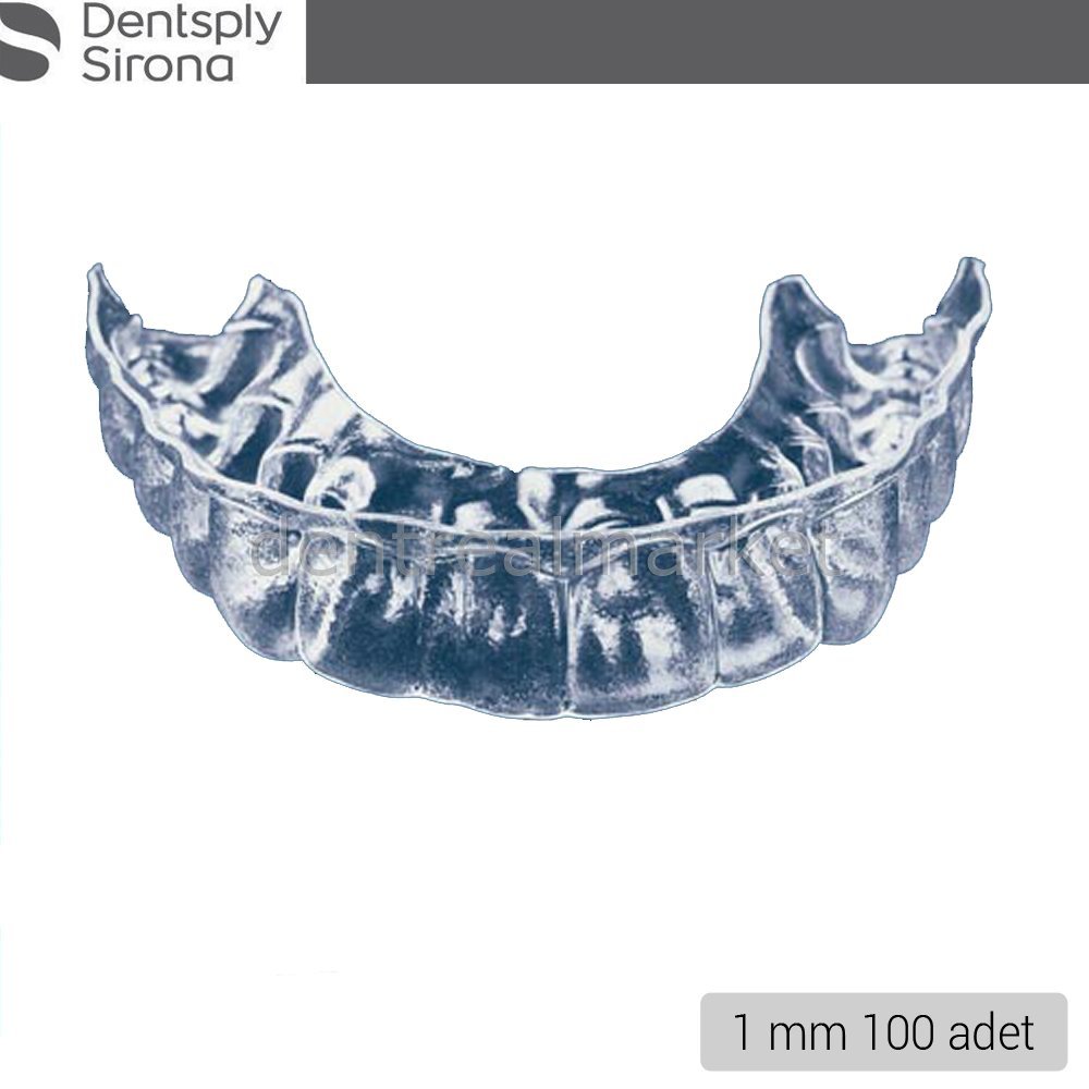 DentrealStore - Dentsply-Sirona Orthodontic Essix ACE Plastic - 040" - Square 125 mm
