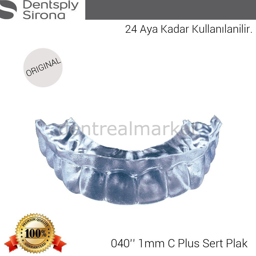 DentrealStore - Dentsply-Sirona Orthodontic Essix C+ Plastic - 040" - Square 125 mm