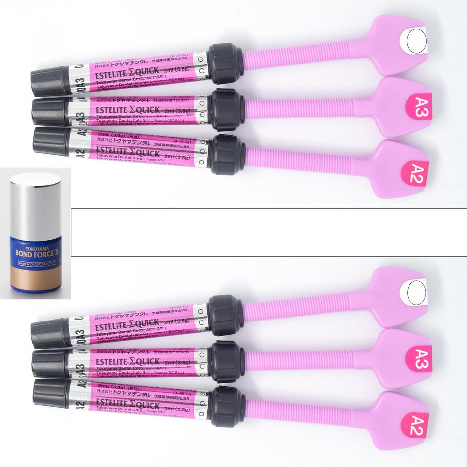 DentrealStore - Tokuyama Estelite Sıgma Quıck Composite Syringe 6 Pcs & Bond Force II