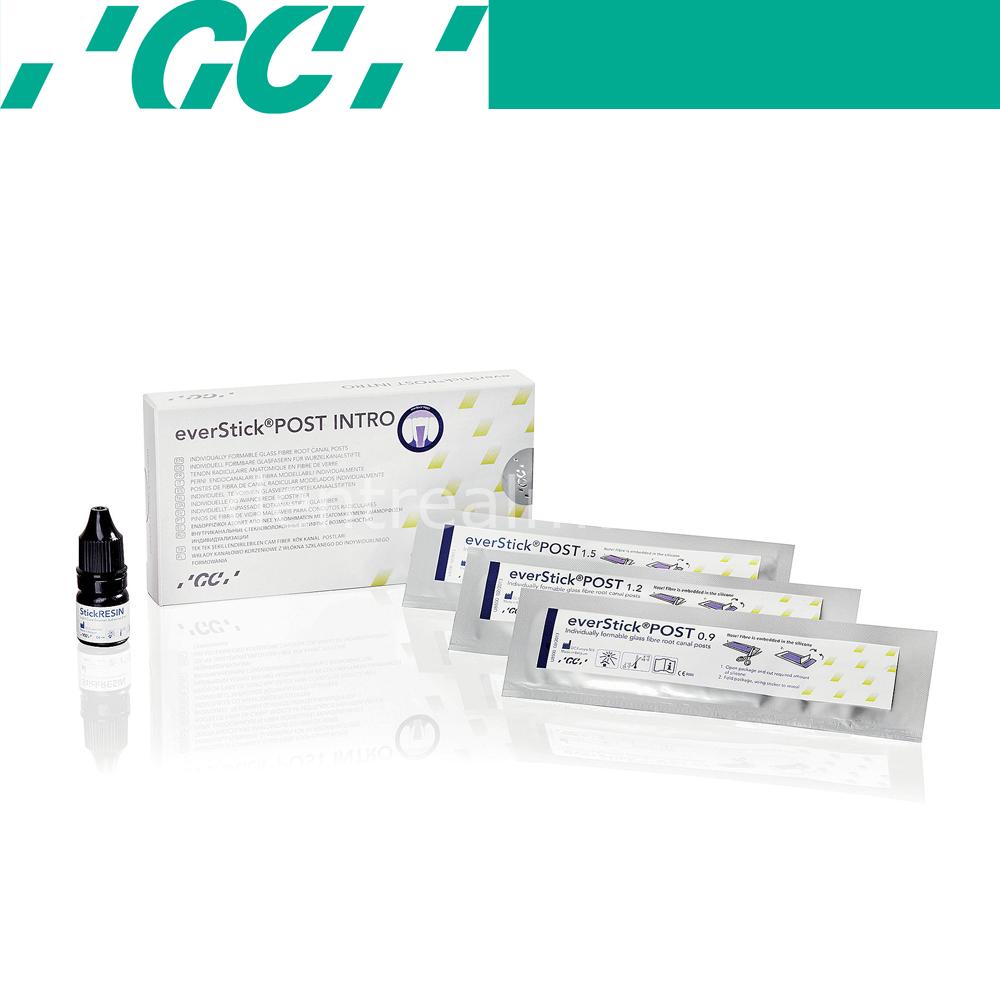 DentrealStore - Gc Dental EverStick Post Intro Set - Individually Formable Glass Fibre Root Canal Post