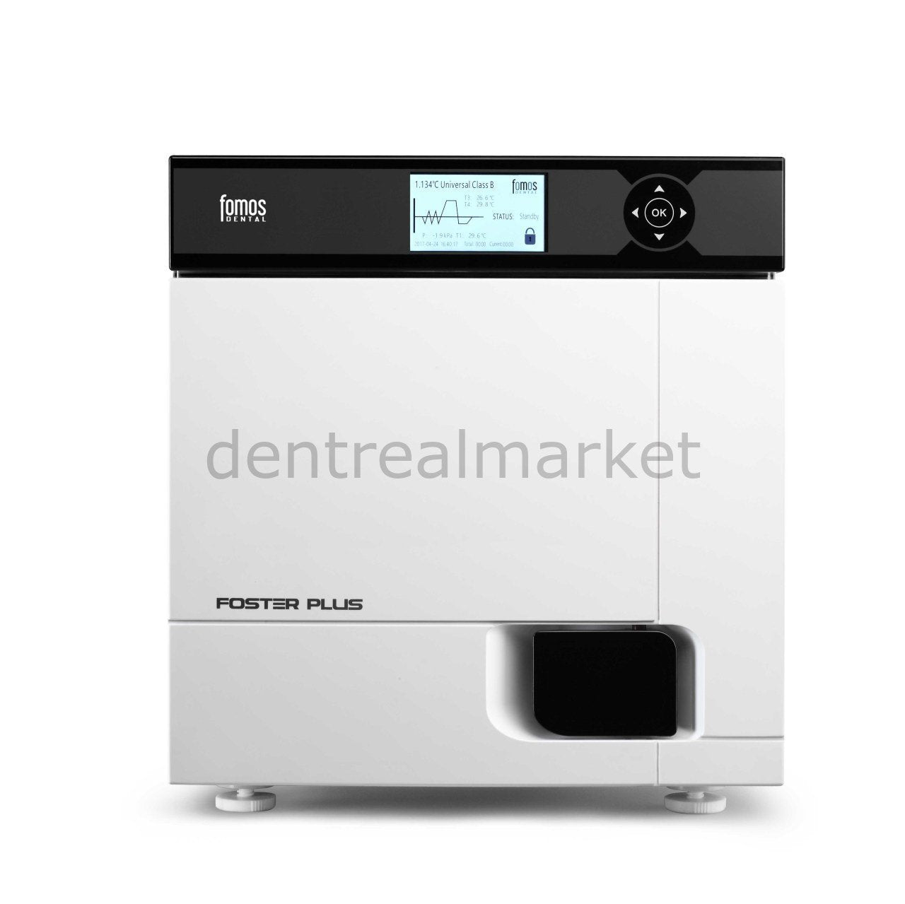 DentrealStore - Fomos Foster Plus 22 Lt B Class Autoclave Dental Starilizator- Color Screen