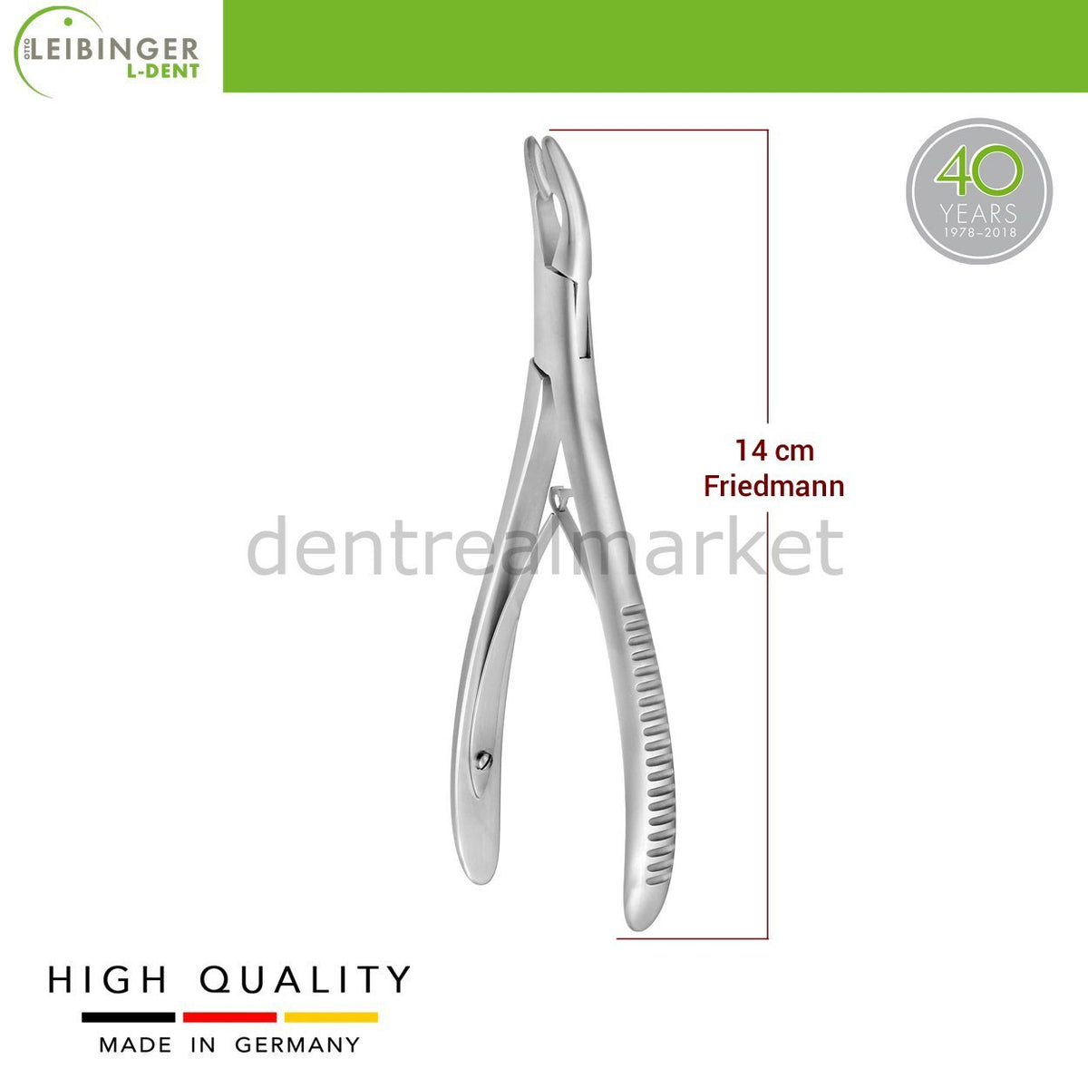 DentrealStore - Leibinger Friedmann Bone Rongeur - Dental Bone Rongeur 14cm