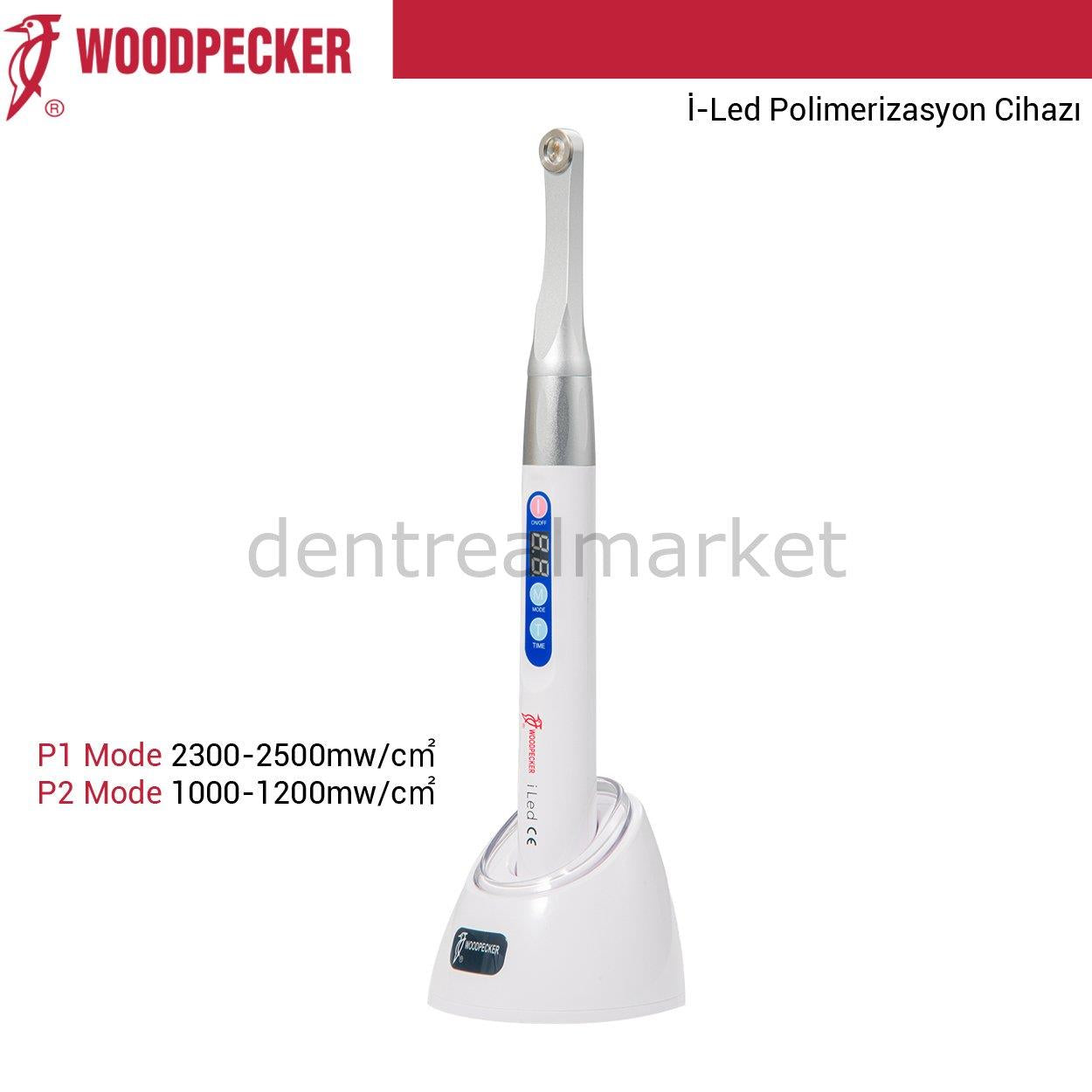 DentrealStore - Woodpecker I-LED Plus Led Curing Light - Resin Polimerization Light