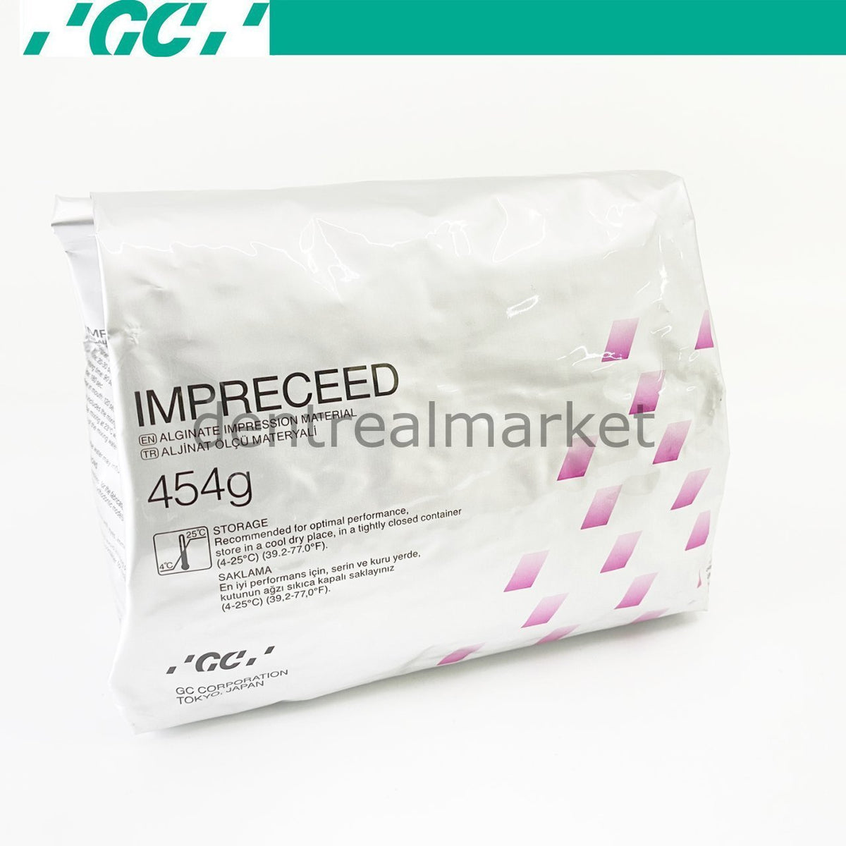 DentrealStore - Gc Dental Impreceed Alginate Impresssion Tray Material - 40*454 gr