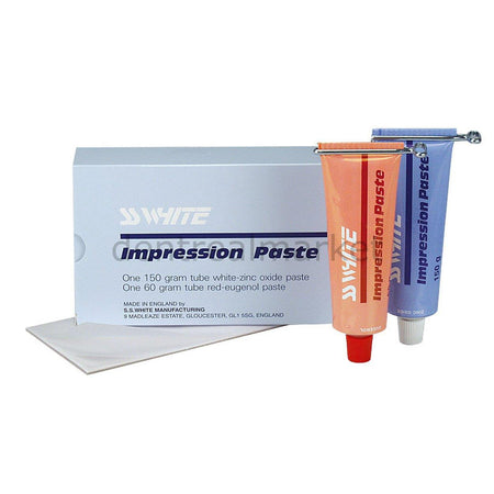 DentrealStore - SSwhite Zinc Oxide-Eugenol Impression Material - SSwhite Impression Paste