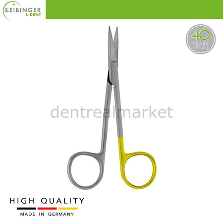 DentrealStore - Leibinger Iris Surgical Super Cut Scissors - Tungsten Carpide - Straight - 11.5 cm