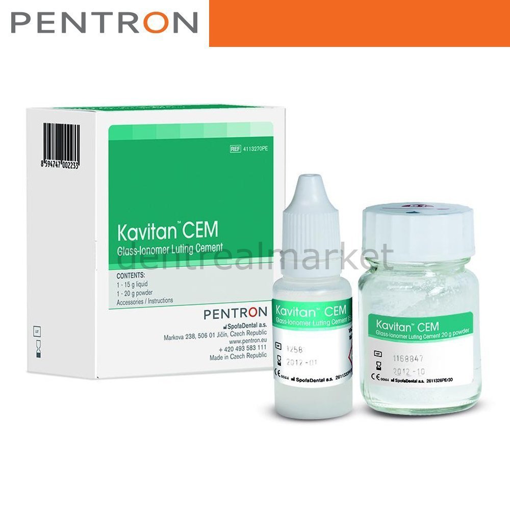 DentrealStore - Pentron Kavitan Cem Glass-Ionomer Luting Cement Kit