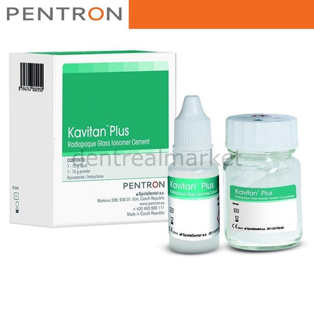 DentrealStore - Pentron Kavitan Plus Radiopaque Glass Ionomer Filling Cement - 100 Pcs