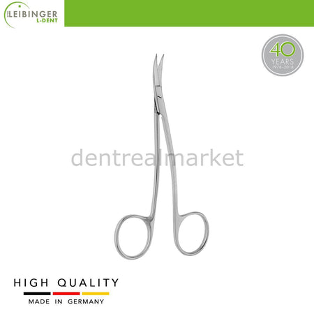 DentrealStore - Leibinger Lagrange Surgical Scissors - Stainless Steel - 11.5 cm