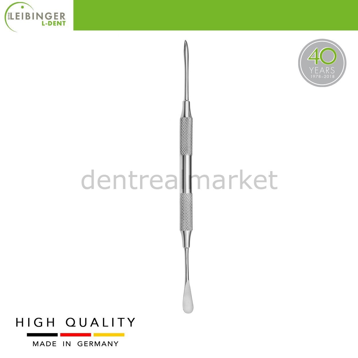 DentrealStore - Leibinger Molt 9 Raspatories 18 cm - Dental Surgery Molt 9 Periosteal Elevator
