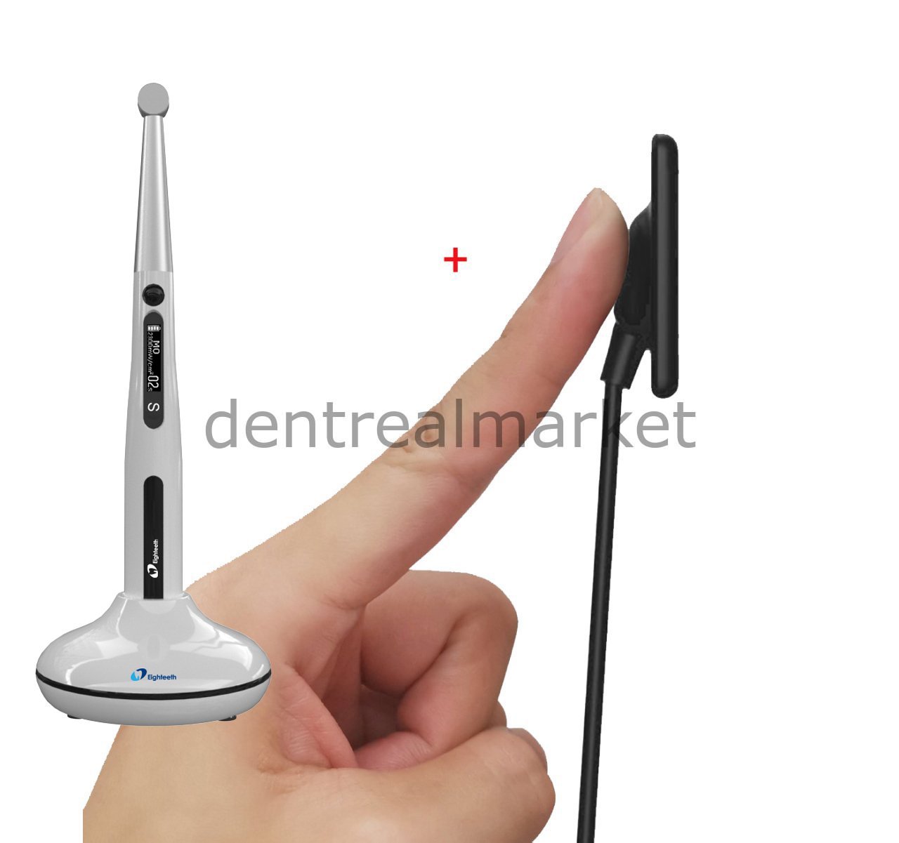 DentrealStore - Eighteeth Nanopix Intraoral X-Ray Sensor RVG + Curring Pen Together