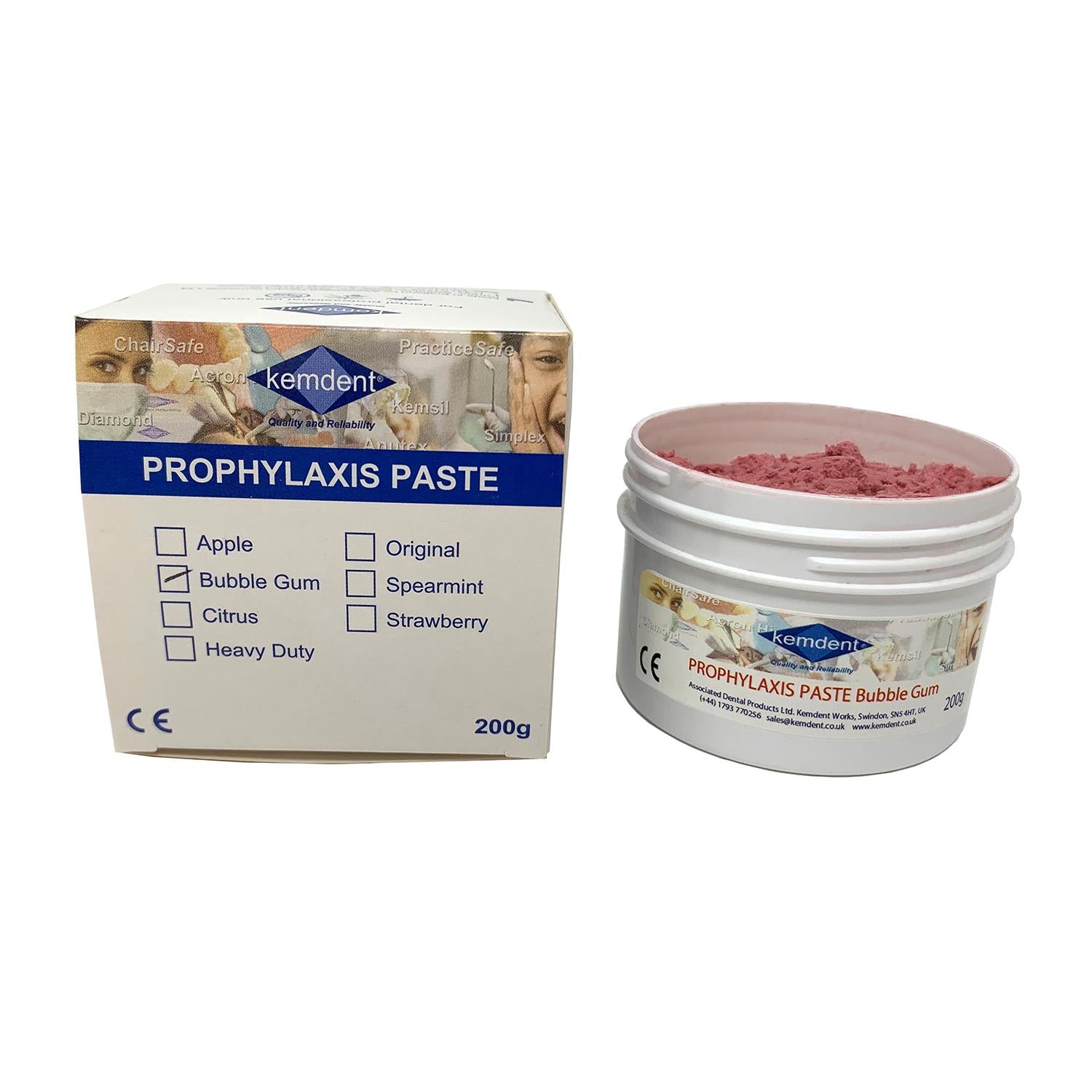 DentrealStore - Kemdent Oral Prophylaxis Polishing Material Strawberry&Spearmint 400 gr