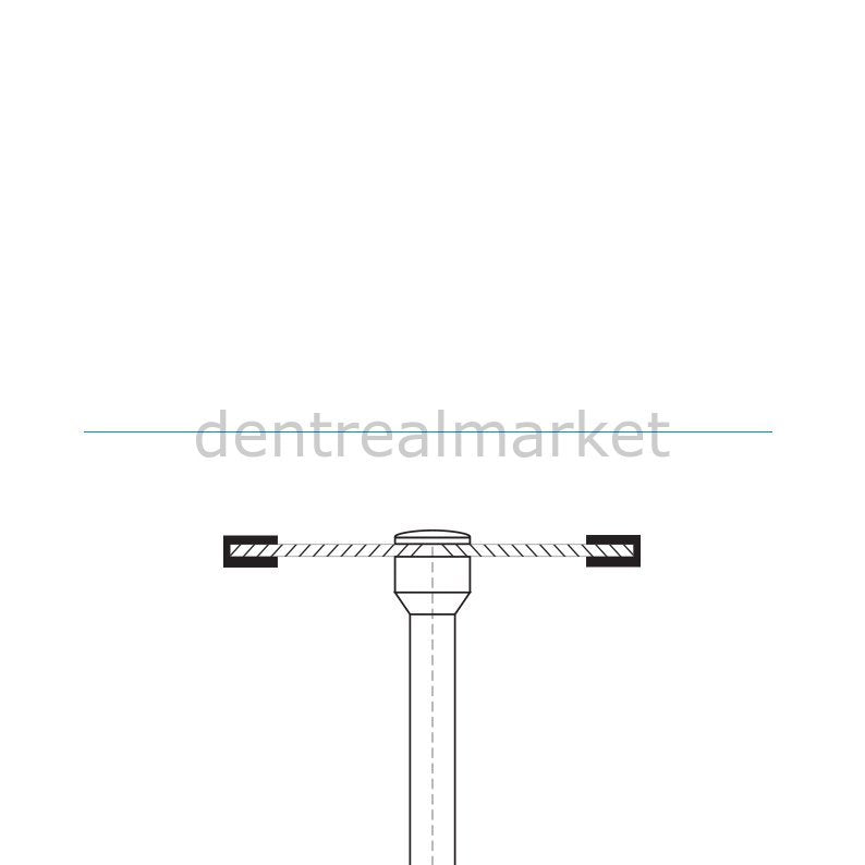 DentrealStore - Frank Dental Orthodontic Diamond Disc - Interproximal Stripping - Interproximal Disc - 19 mm