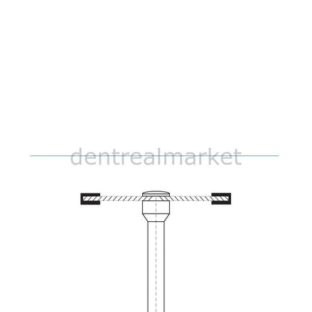 DentrealStore - Frank Dental Orthodontic Diamond Disc - Interproximal Stripping - Interproximal Disc - 19 mm
