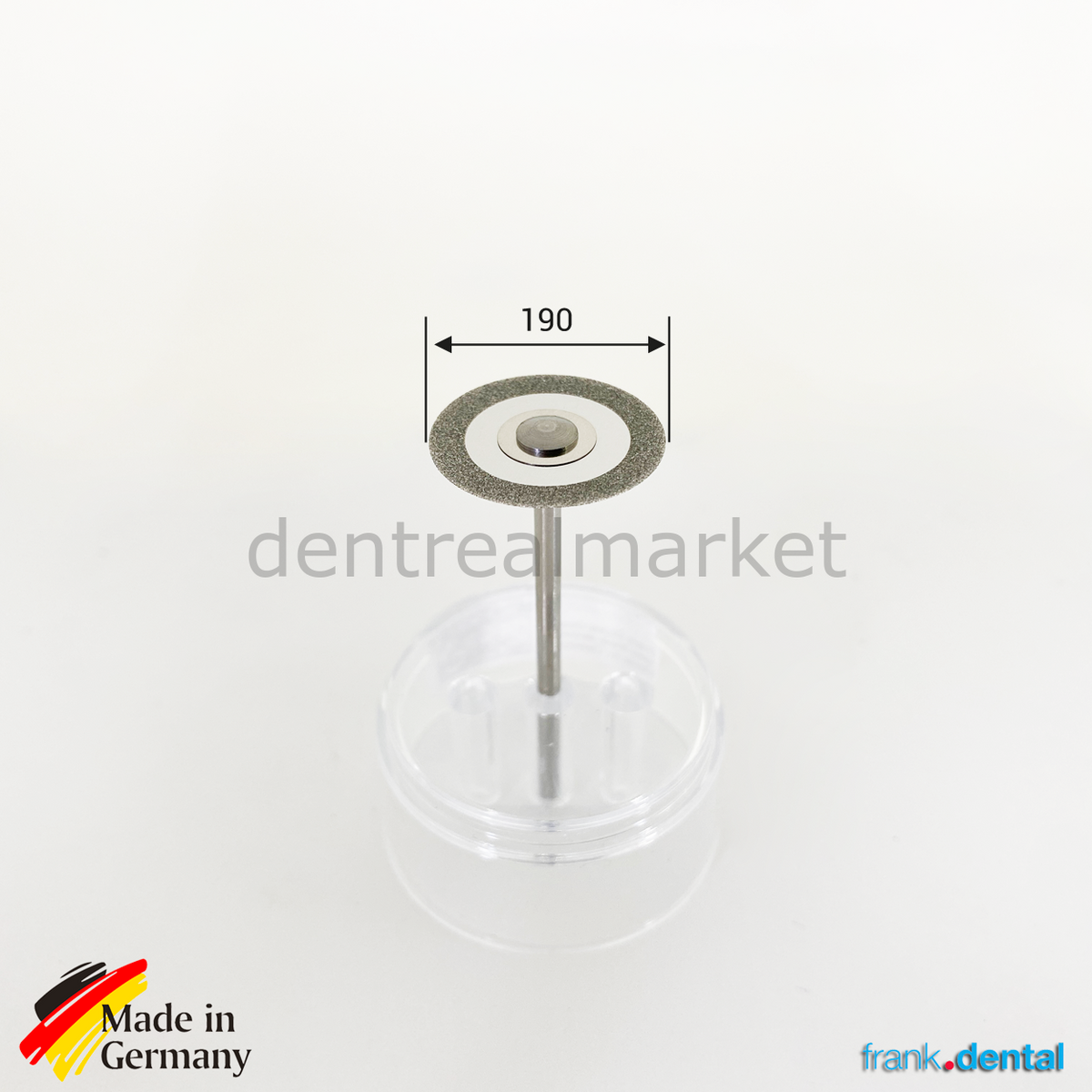 DentrealStore - Frank Dental Ortho Diamond Disc Interface Separe - 355 - 19mm Double Sided Etching