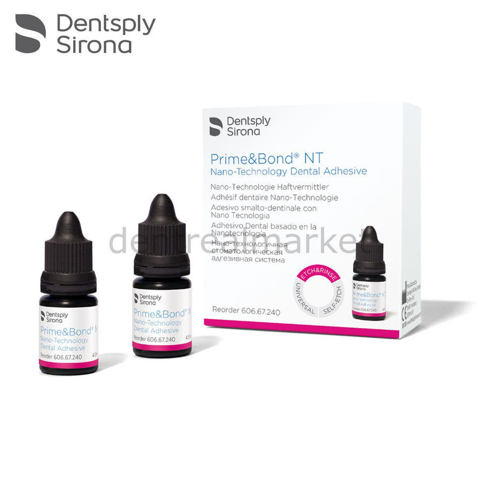 DentrealStore - Dentsply-Sirona Prime & Bond NT Total Etch Adhesive Refill, 2*4.5 ml