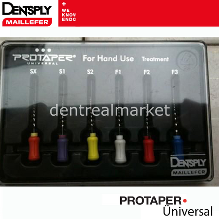 DentrealStore - Dentsply-Sirona Protaper Universal - Hand Form Canal File