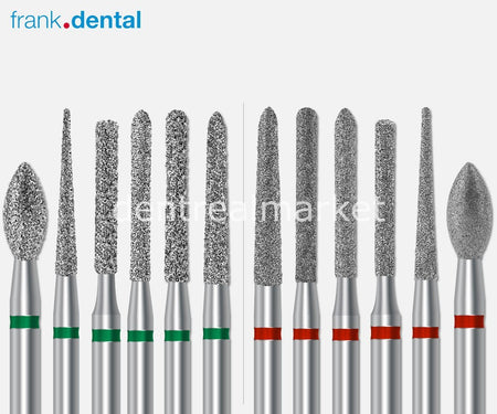 DentrealStore - Frank Dental Quick Preparation Set - Cutting Bur Set