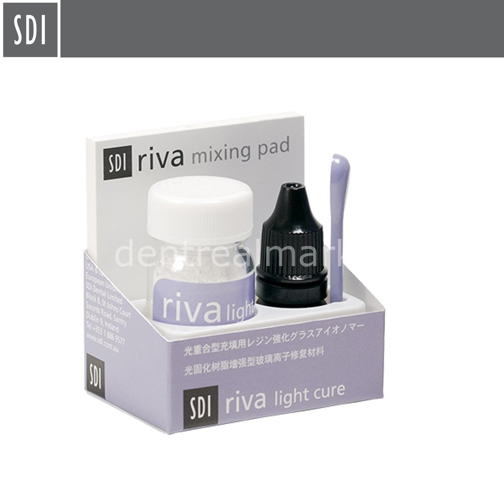 DentrealStore - Sdi Dental Riva Light Cure Glass Ionomer Powder / Liquid Kit