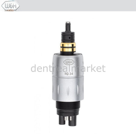 DentrealStore - W&H Dental RQ-34 RotoQuick Standard 4 Holes Lighted Adjustable Spray Cupling