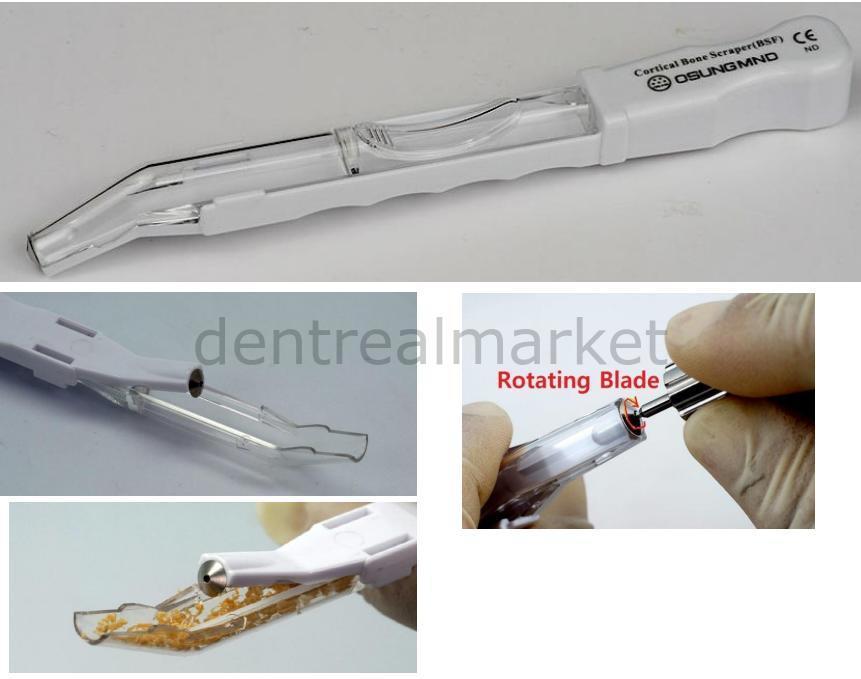 DentrealStore - Osung Disposable Sterile Cortical Bone Scraper- 5 pcs