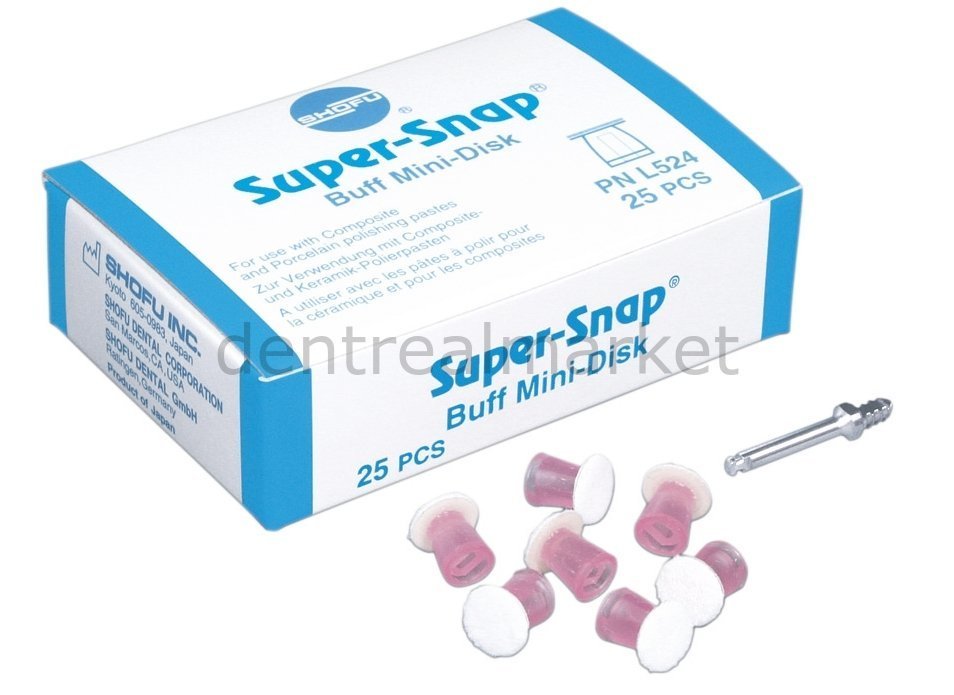 DentrealStore - Shofu Super Snap Buff Polishing Discs For Composite & Resins