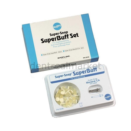 DentrealStore - Shofu Super Buff Aluminum Oxide Impregnated Polishing Felt Set