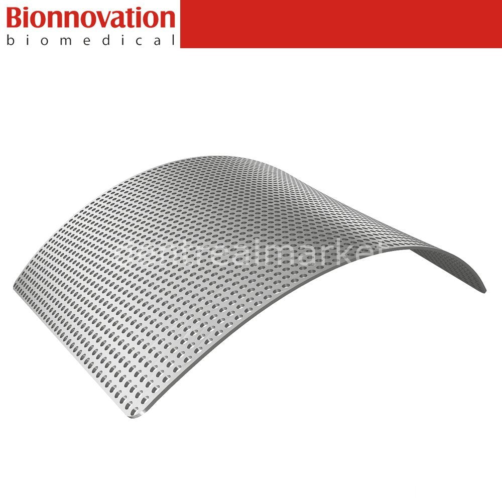 DentrealStore - Bionnovation Surgitime Titanium Mesh - Non Absorbable Titanium Membrane - 34x25 mm - 0,85 mm Hole