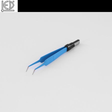 DentrealStore - LED SpA Surtron Bipolar Forceps Curved 11.5 Cm