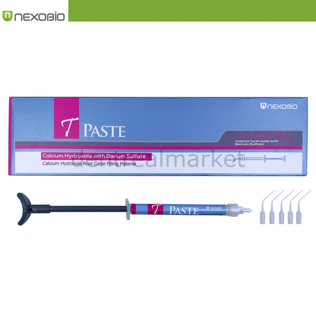 DentrealStore - Nexobio T-Paste Calcium Hydroxide Material with Barium Sulphate
