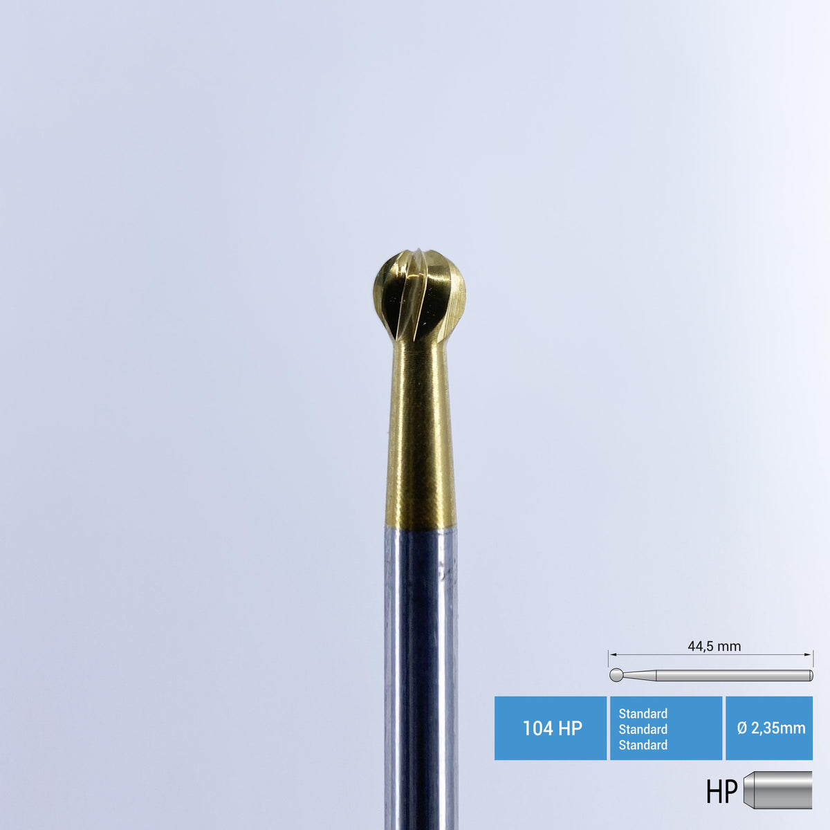 DentrealStore - Frank Dental Titanium Coated Carbide Surgery Bur - 141 HP