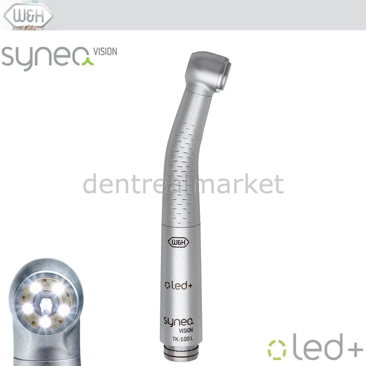 DentrealStore - W&H Dental TK-100-L Synea Vision Turbine - LED+ Optic Ring