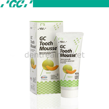 DentrealStore - Gc Dental Tooth Mousse Topical Cream 40 Gr - Melon