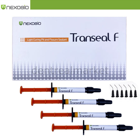 DentrealStore - Nexobio TranSeal F Fissure Sealant -Light Curing Pit- 4*1.2 ml