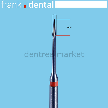 DentrealStore - Frank Dental C132 Trimming & Finishing Carbide Bur - 2 Pcs