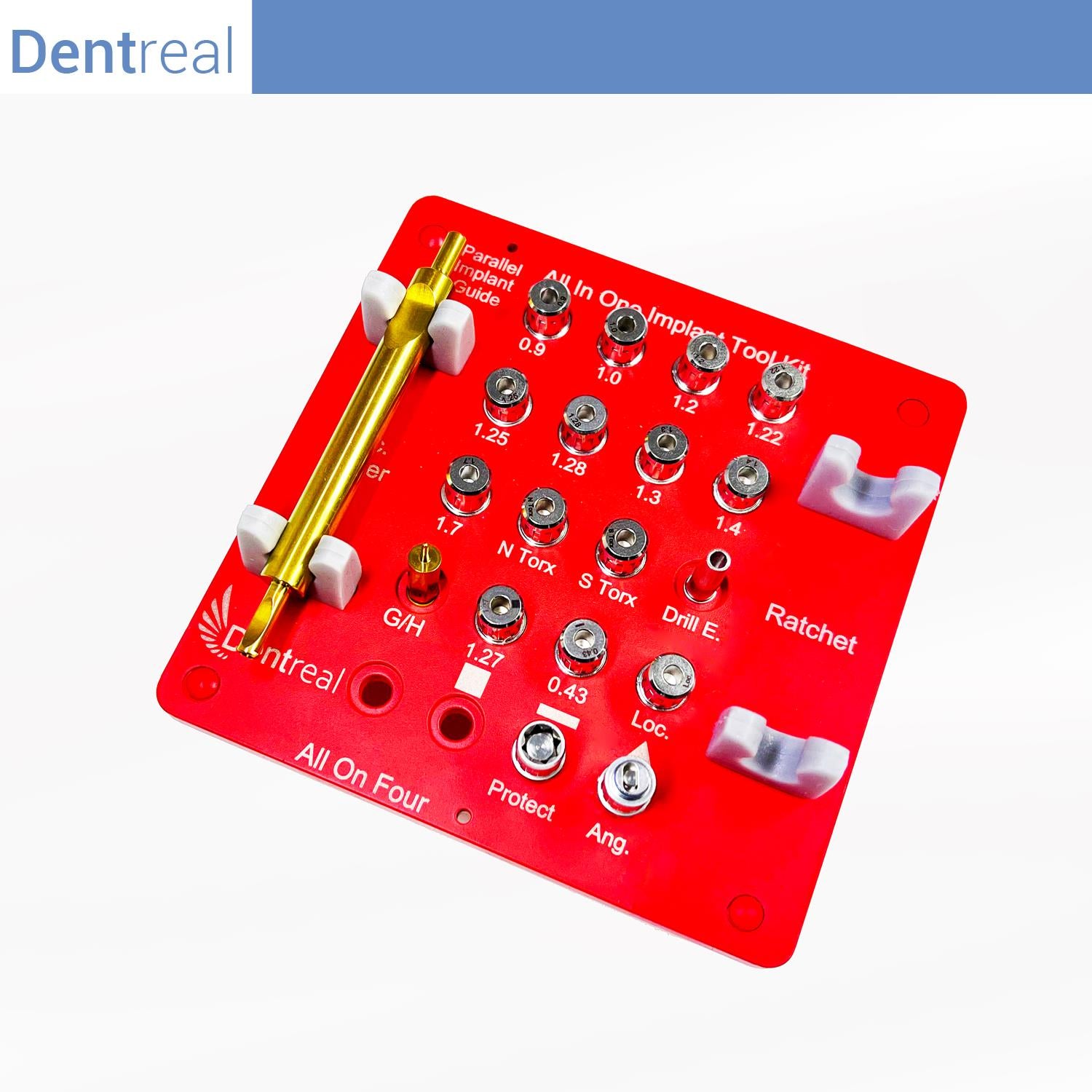 DentrealStore - Dentreal Universal Abutment Implant Screwdriver Set For Laboratory
