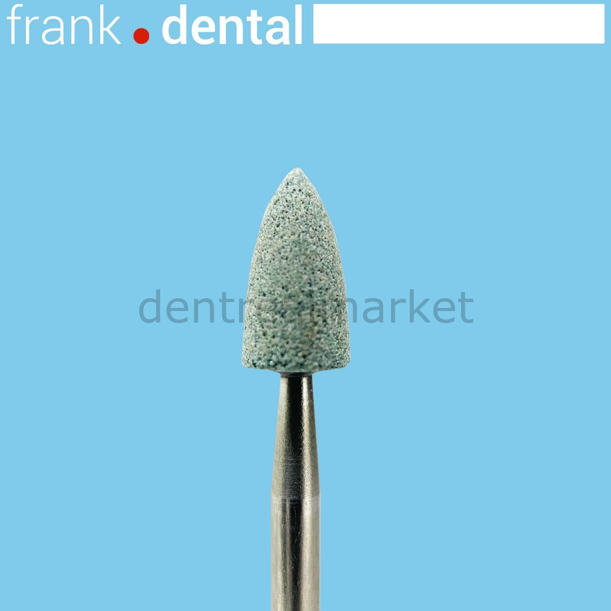 DentrealStore - Frank Dental Green Stone Polishing Burs - 1 pcs Finish Ceramics